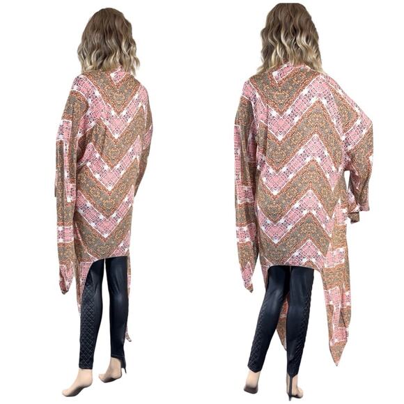 Chrysanthemum Boho Bell Kimono Sleeve Cardigan SZ M/L $69 - Picture 8 of 12